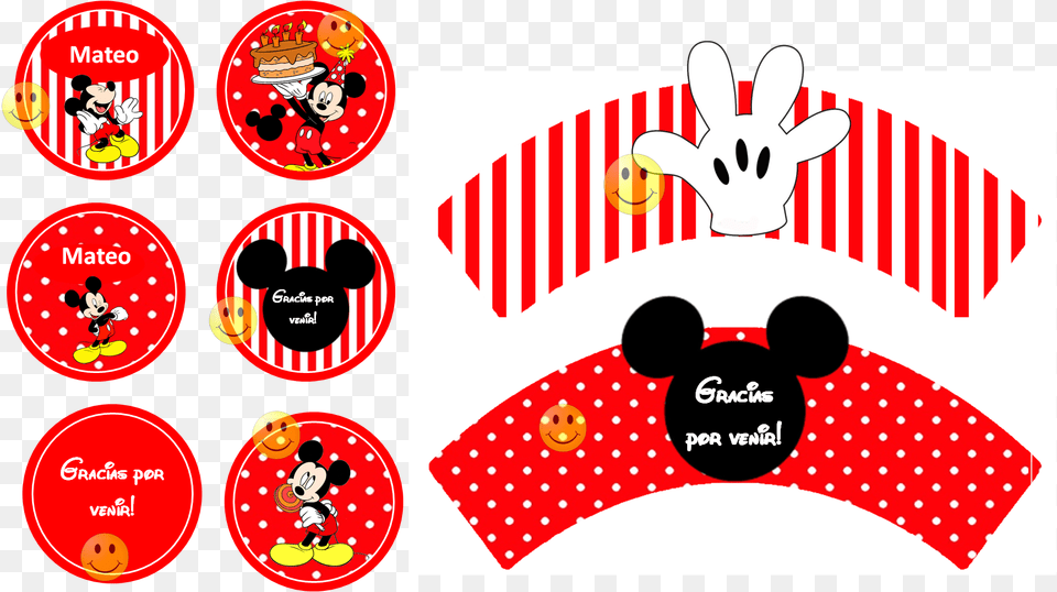 Kit Imprimible Candy Bar Mickey Mouse Rojo Hd Poster Effect, Person, Logo Free Png Download