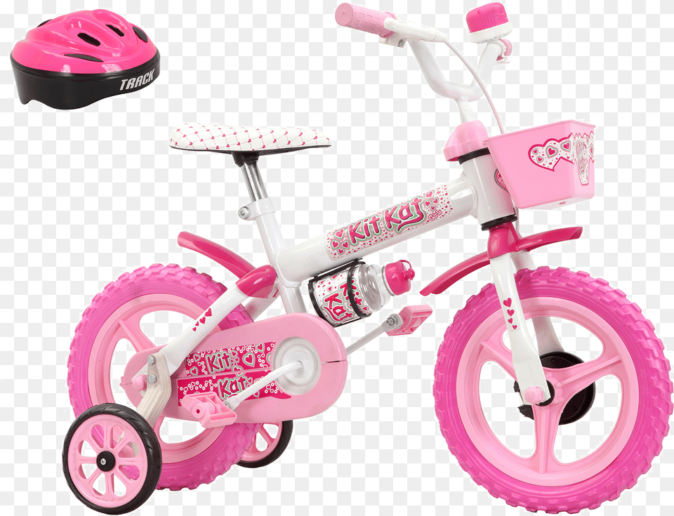 Kit Kat Bicicleta Aro 12 Minnie, Helmet, Machine, Wheel, Transportation Free Png