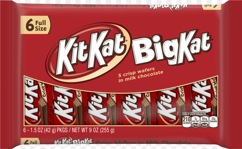 Kit Kat Big Kat Crisp Wafer Milk Chocolate Candy Bars Kit Kat Big Kat King Size 2 Bars 3 Oz, Food, Sweets, Ketchup Free Png Download