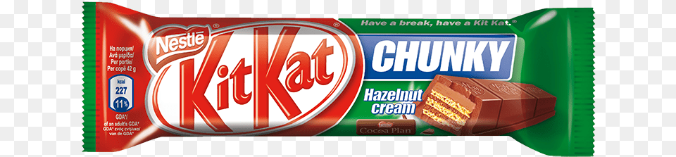 Kit Kat Chunky Hazelnut, Candy, Food, Sweets, Ketchup Png