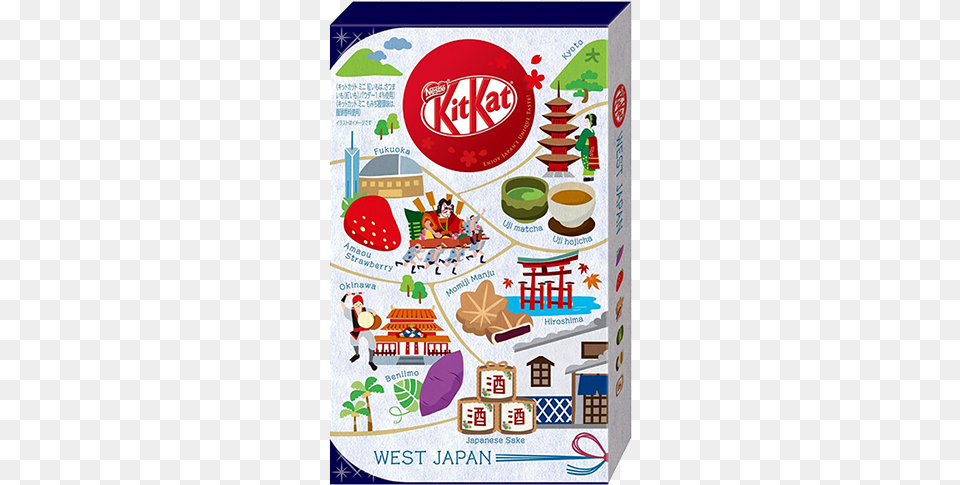 Kit Kat Gotochi West Japan Flavors Assort Set Nestle Kit Kat Bites Peanut Butter, Food, Sweets Free Png Download