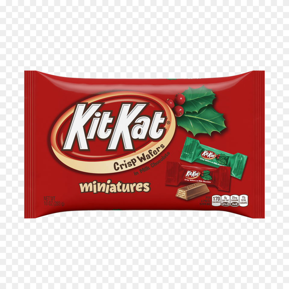 Kit Kat Holiday Miniatures Chocolate Candy Oz, Food, Sweets, Ketchup Png Image