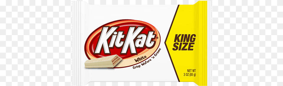 Kit Kat King Size White Bars White Kit Kat King Size, Food, Ketchup, Sweets, Advertisement Free Png