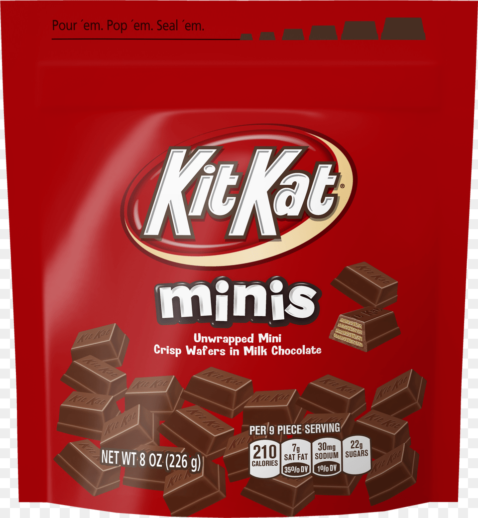 Kit Kat Mini Size, Chocolate, Dessert, Food, Cocoa Free Png
