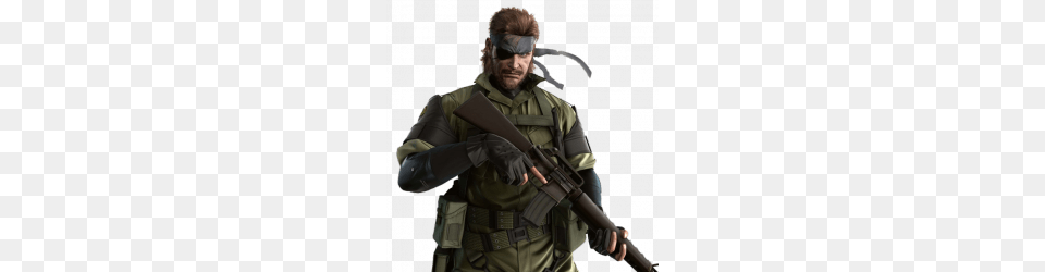 Kit List Naked Snake, Adult, Rifle, Person, Weapon Png