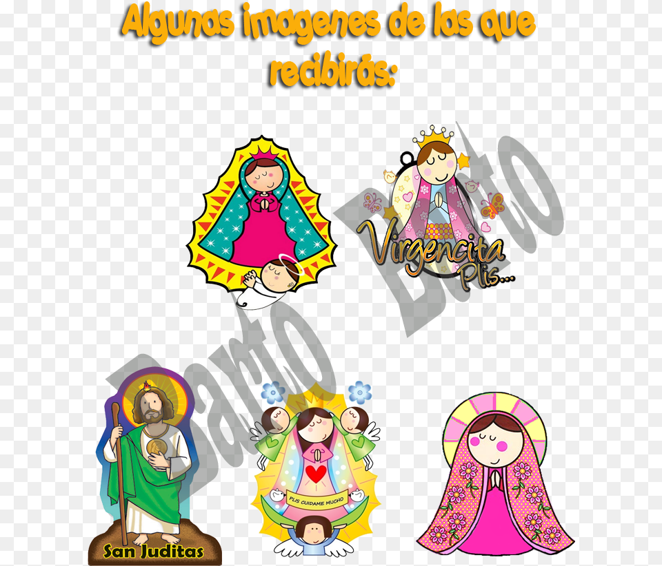 Kit Virgencitas Angelitos Y Santitos Imagenes Para Photobucket, Book, Comics, Publication, Person Free Png