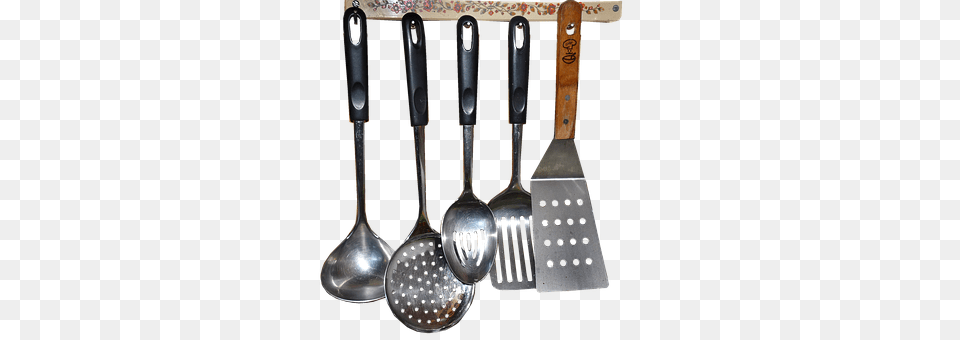 Kitchen Cutlery, Spoon, Kitchen Utensil Free Png