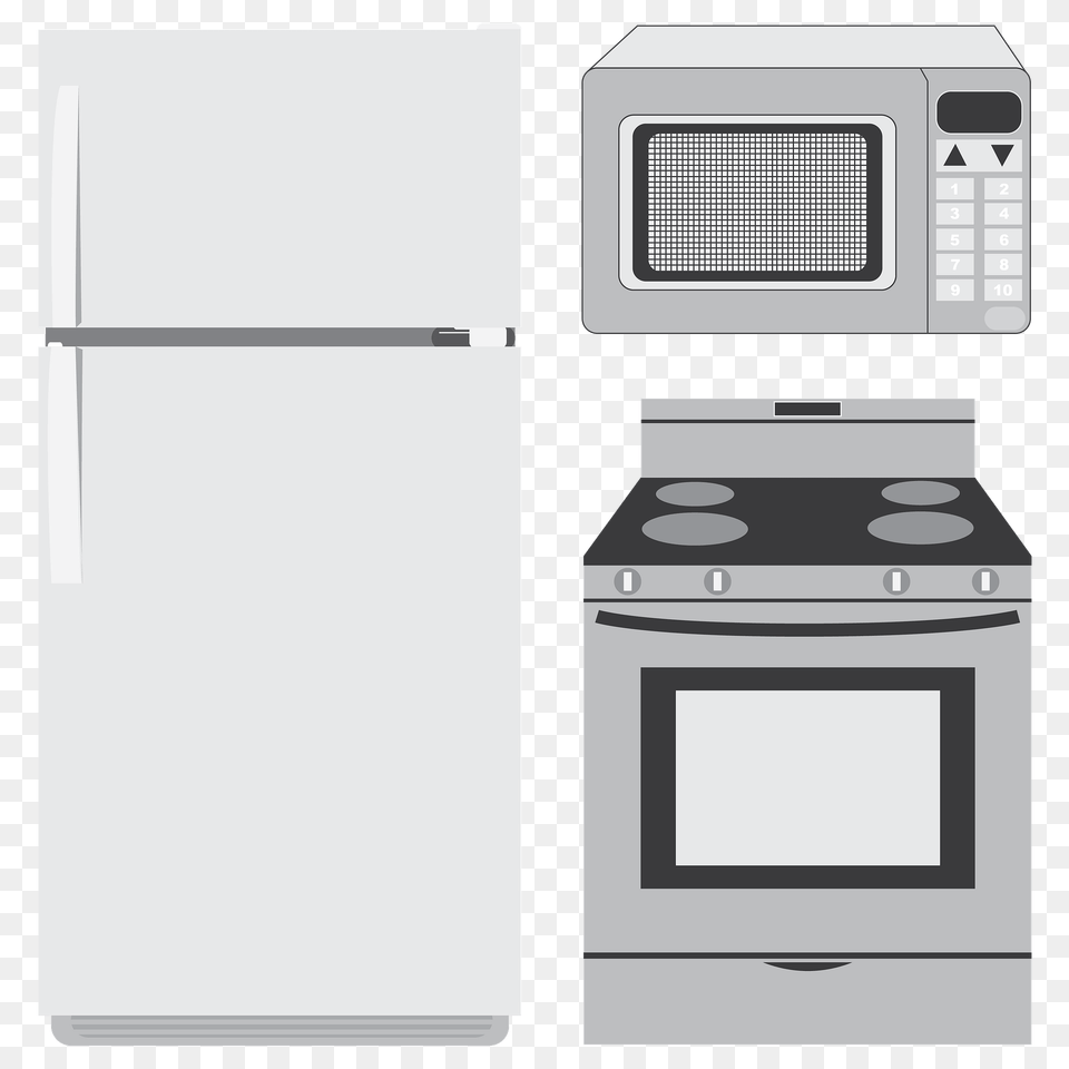 Kitchen Appliances Clipart, Device, Appliance, Electrical Device, White Board Free Transparent Png