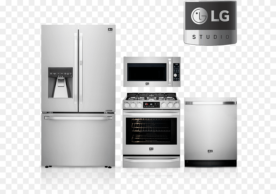 Kitchen Appliances Lowe S Home Appliances Lowes Scratch Lg Studio Refrigerator, Appliance, Device, Electrical Device, Microwave Png Image