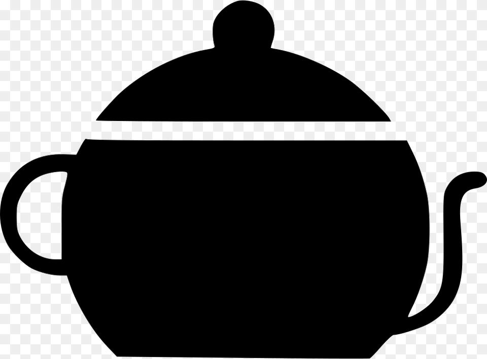 Kitchen Appliances Tea Pot Boil Jar Teapot, Cookware, Pottery, Stencil Free Png