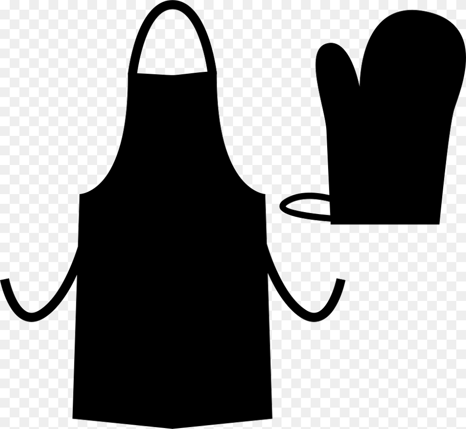 Kitchen Apron And Glove Apron Clipart, Clothing Png