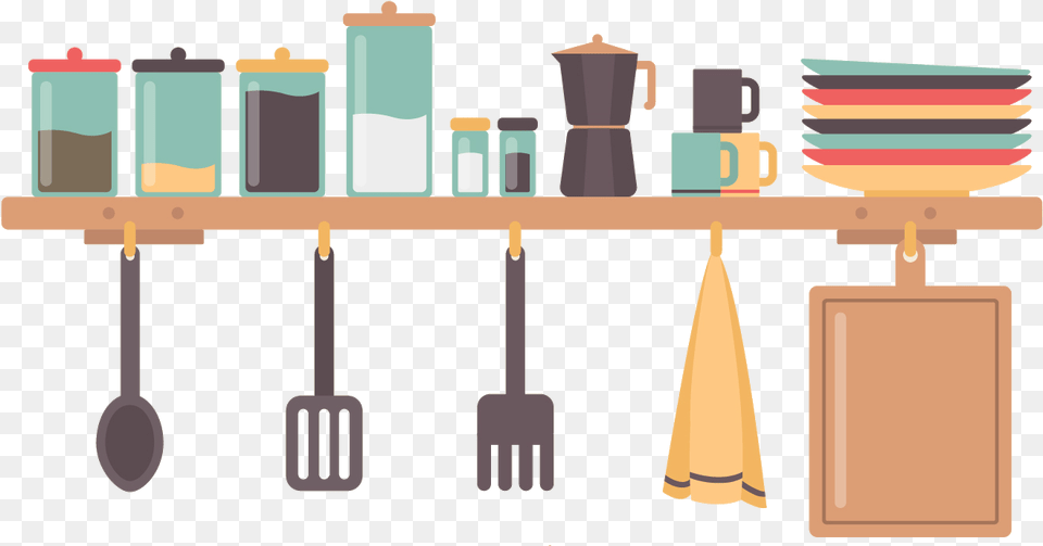 Kitchen Backgrounds Transparent Background Cook, Cutlery, Spoon, Fork Free Png