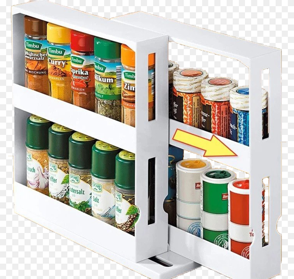 Kitchen Bottle Storage Rack Multi Function Rotating Storage Rack, Shelf, First Aid, Furniture, Can Png Image