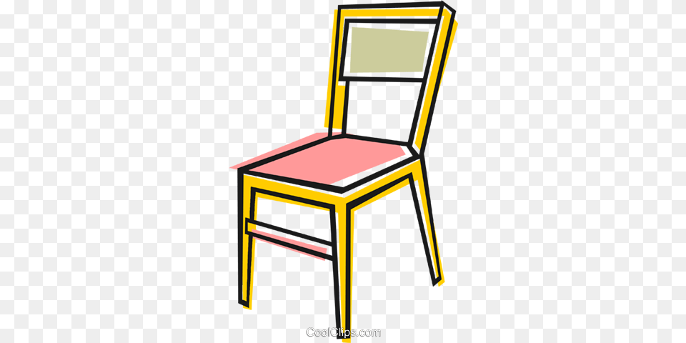 Kitchen Chair Royalty Vector Clip Art Illustration, Furniture Free Png