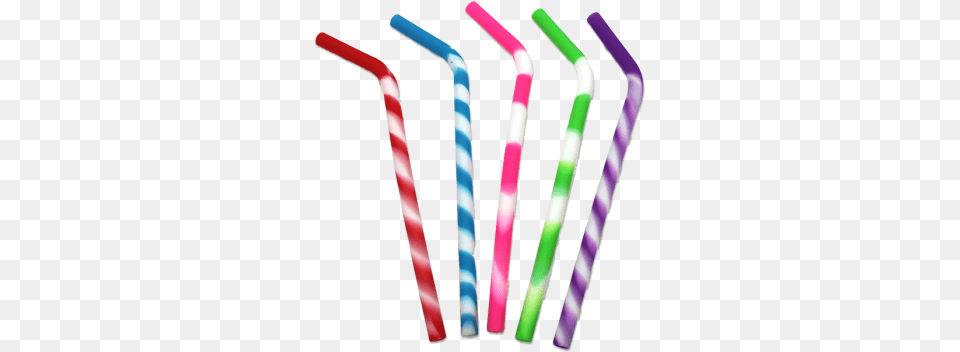 Kitchen Collection Set Of 4 Silicone Straws Assorted Straws, Smoke Pipe, Stick Png Image