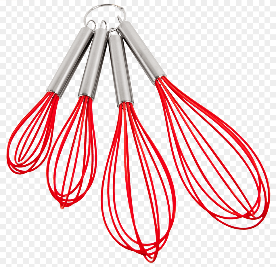 Kitchen Collection Set Of Silicone Whisks, Appliance, Device, Electrical Device, Mixer Free Png Download
