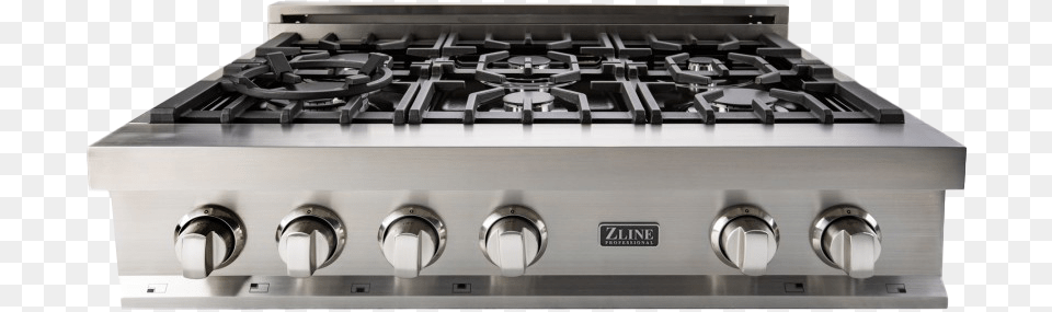 Kitchen Gas Stove Background Zline Rangetop Gas Burners Stainless, Cooktop, Indoors, Appliance, Burner Free Transparent Png