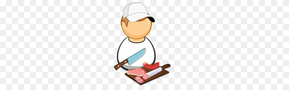Kitchen Knife Clip Art, People, Person, Baseball Cap, Cap Png Image