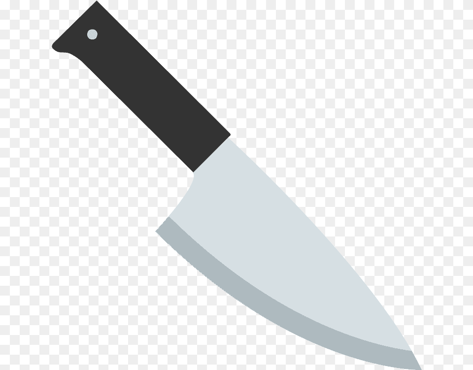 Kitchen Knife Emoji Clipart Knife Emoji, Blade, Dagger, Weapon Png Image