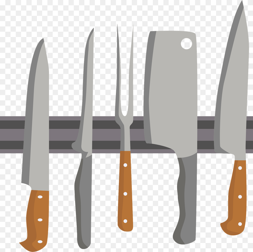 Kitchen Knives Clipart, Cutlery, Weapon, Blade, Fork Png Image