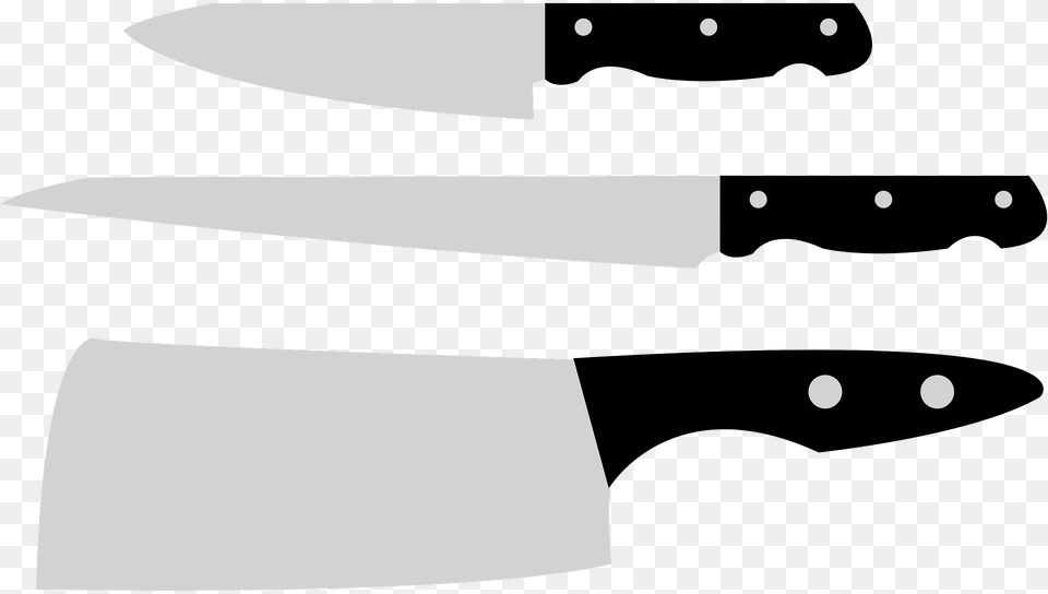 Kitchen Knives Clipart, Blade, Weapon, Knife, Cutlery Png