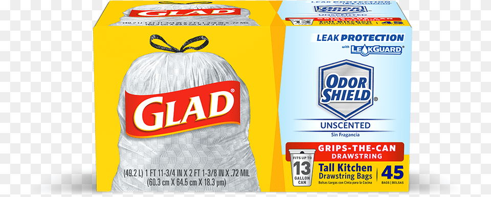 Kitchen Odorshield Unscented Scent Glad Hawaiian Aloha Trash Bags, Food, Noodle Png