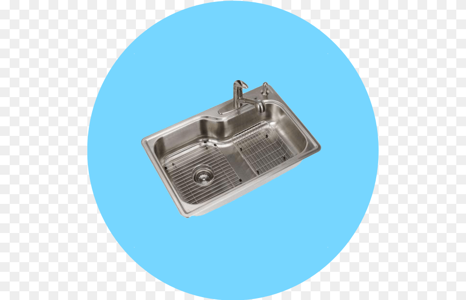 Kitchen Sink, Sink Faucet, Double Sink, Hot Tub, Tub Free Transparent Png