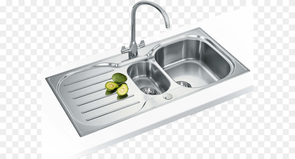 Kitchen Sink, Double Sink, Sink Faucet Free Transparent Png