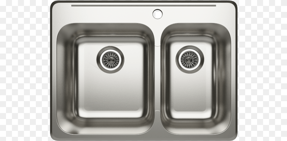 Kitchen Sink, Double Sink, Drain Png Image