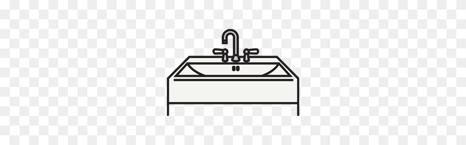 Kitchen Sink Clipart Black And White Clip Art Images, Sink Faucet, Mailbox Png