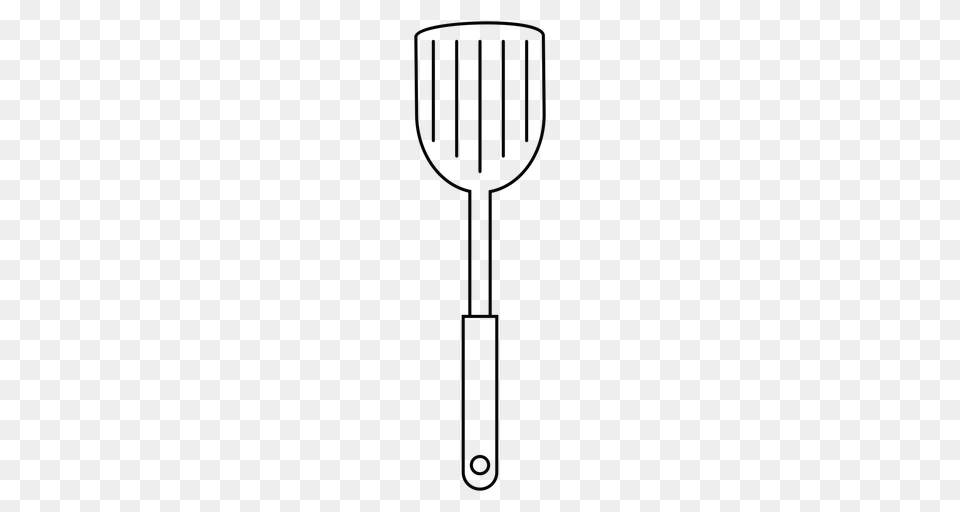 Kitchen Spatula Stroke Icon, Cutlery, Racket, Fork Free Png
