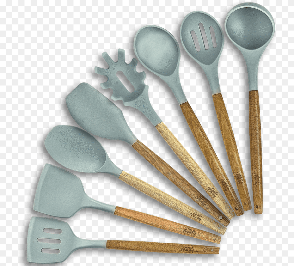 Kitchen Utensil Set Wooden Spoon, Cutlery, Kitchen Utensil, Spatula, Fork Free Png