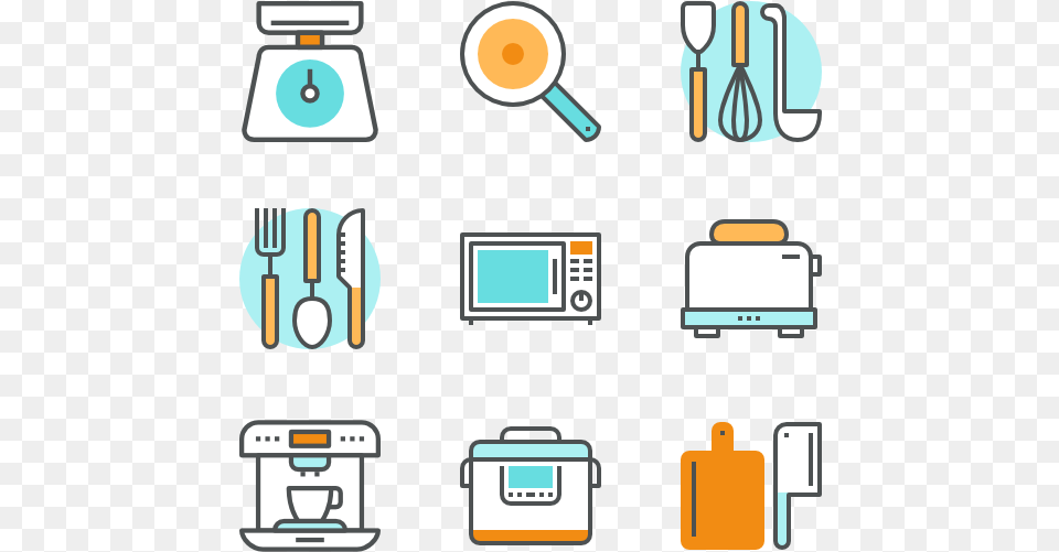 Kitchen Utensils Icons Cooking Equipment Icon Free Transparent Png