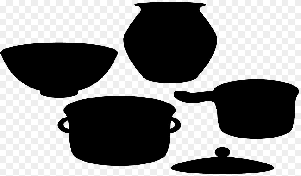 Kitchen Utensils Silhouette, Jar, Pottery, Cookware, Pot Png