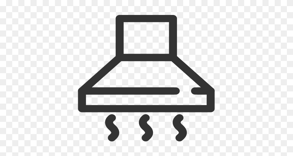 Kitchen Ventilator And Cooking Stove Stove Icon With, Computer, Electronics, Laptop, Pc Free Png Download