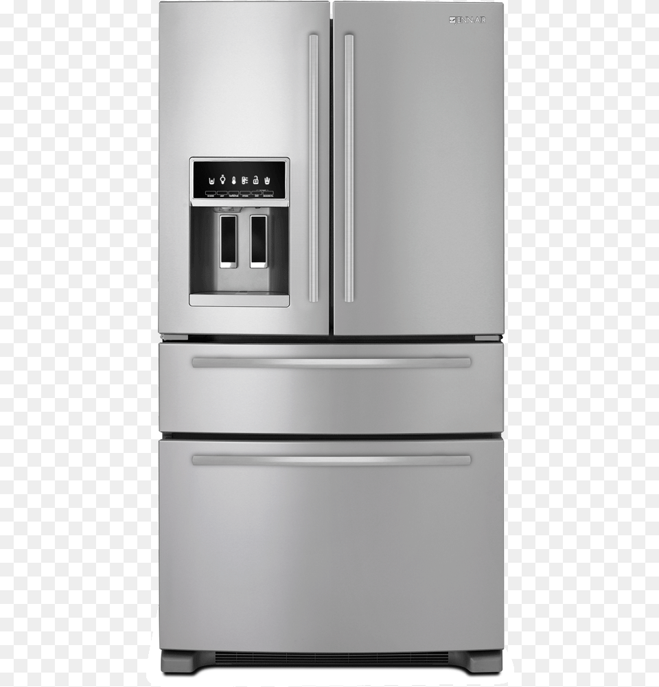 Kitchenaid 3 Door Fridge, Appliance, Device, Electrical Device, Refrigerator Png Image