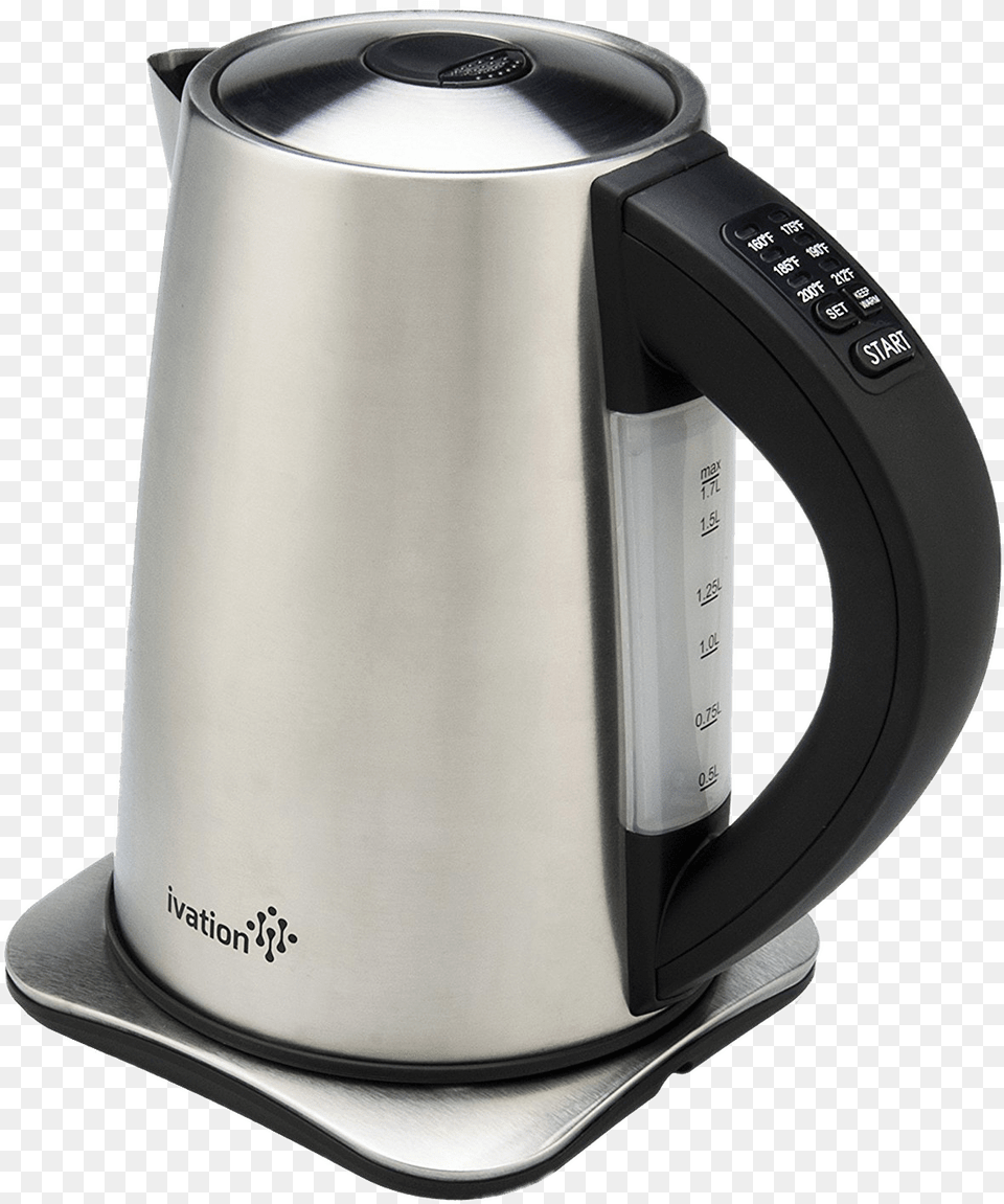 Kitchenware Ivation Stainless Steel Cordless Electric Tea Kettle, Cookware, Pot, Bottle, Shaker Png