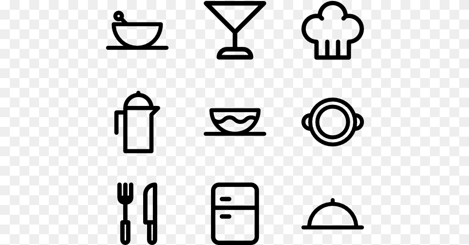 Kitchenware Vector Kitchen Icon, Gray Free Transparent Png