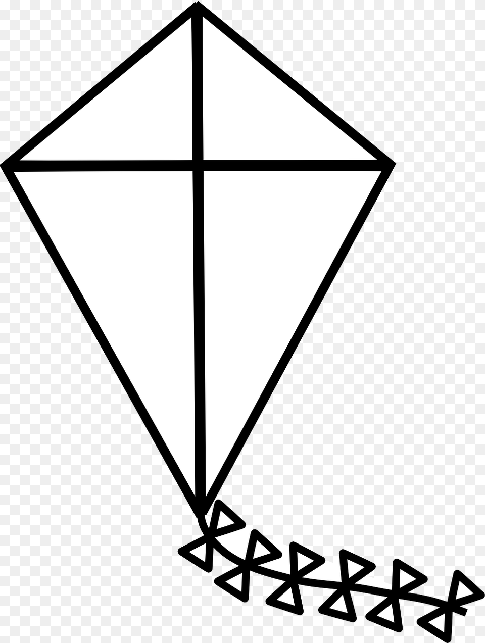 Kite Black And White, Toy, Cross, Symbol Png