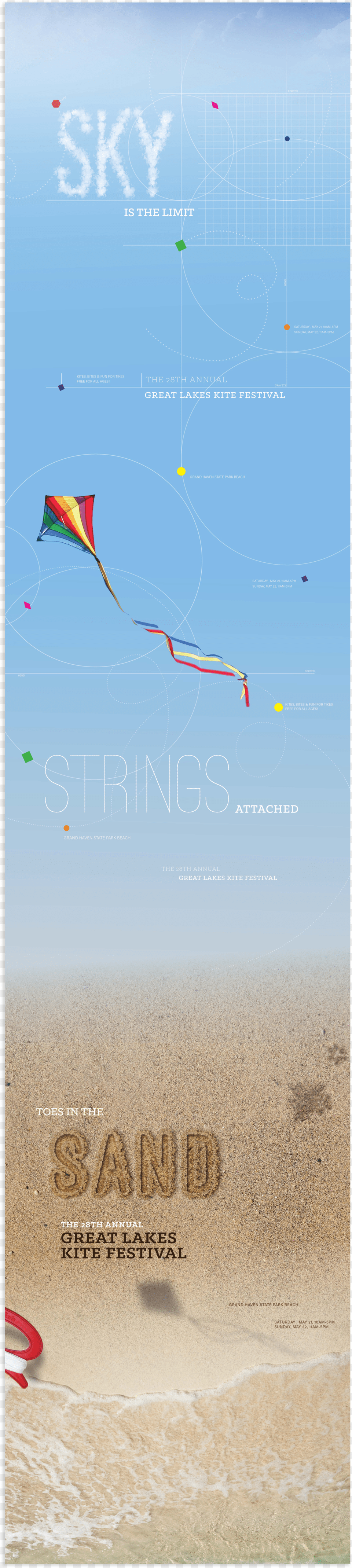 Kite Festival Poster Design Kitesurfing, Toy Free Png Download