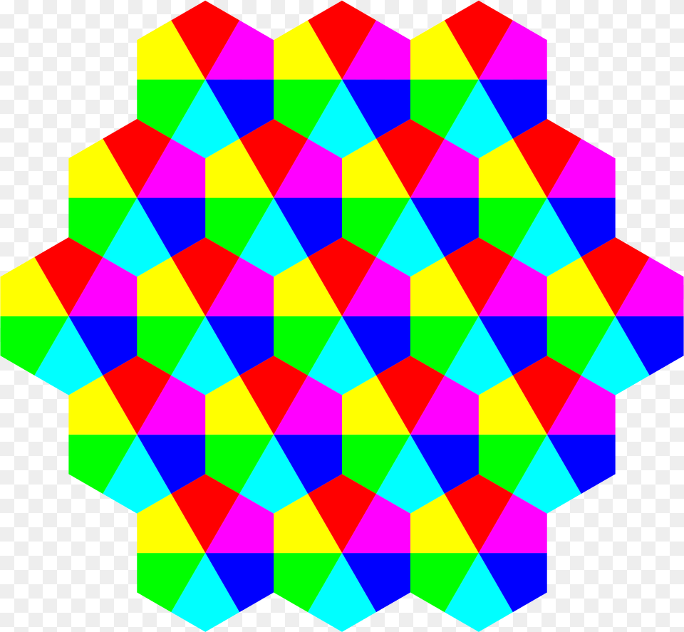 Kite Hexagons 6 Color Clip Arts Hexagon Art Color, Pattern, Accessories, Fractal, Ornament Png Image