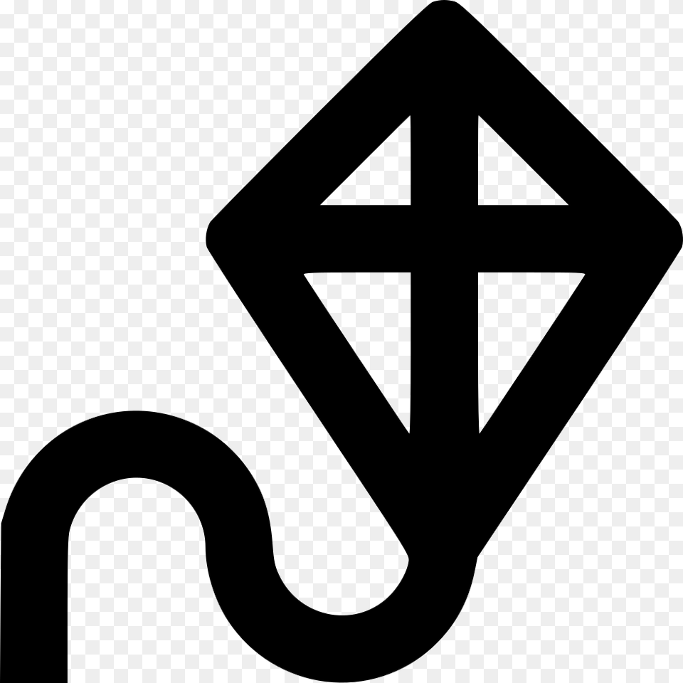 Kite Icon, Sign, Symbol, Cross Free Png Download