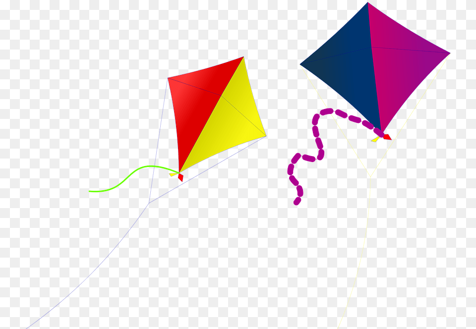 Kite Kites Fun Summer Sky Outdoor Wind Fly Kite, Toy Free Transparent Png