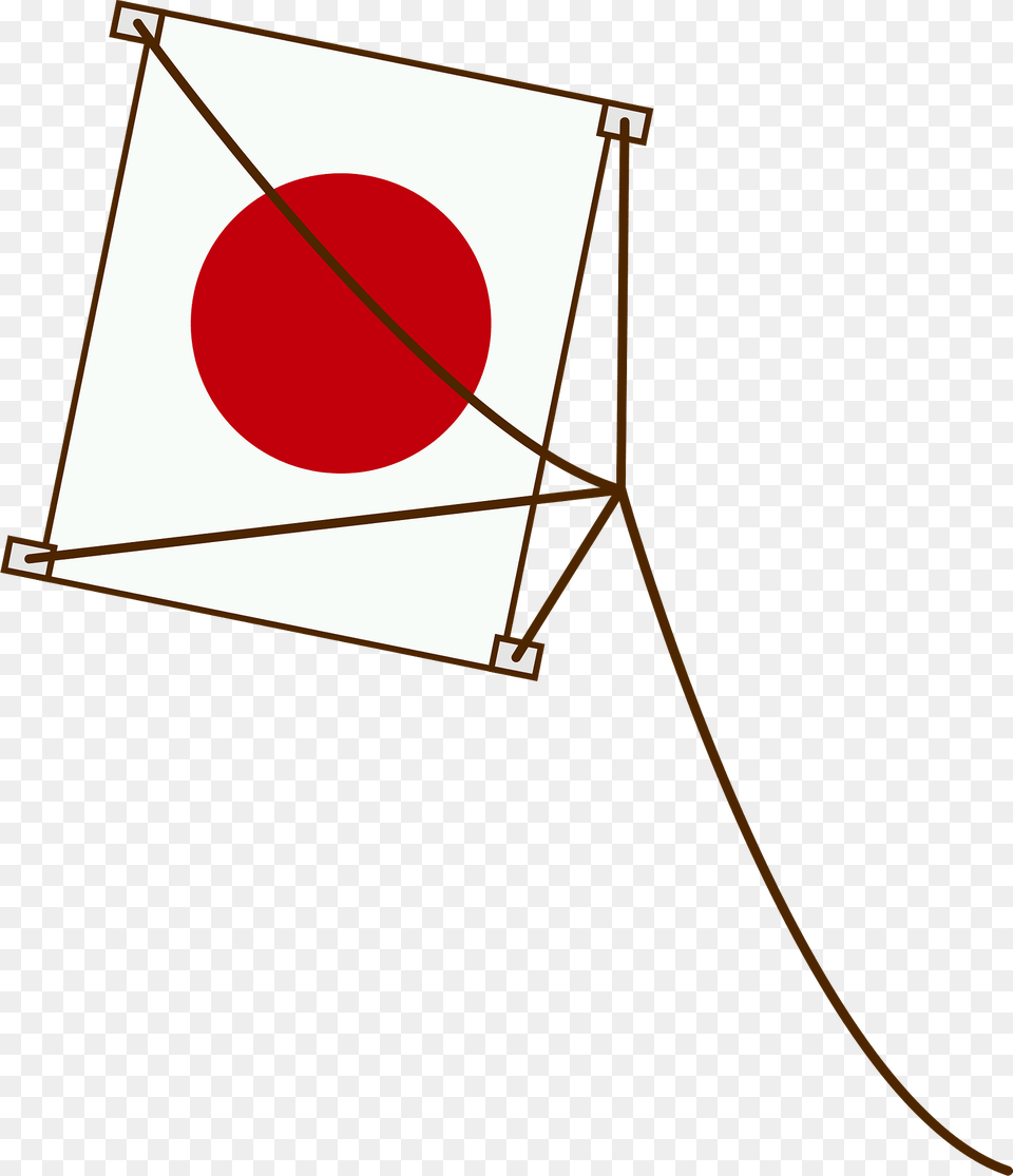 Kite Toy Clipart, Bow, Weapon, Flag, Japan Flag Png