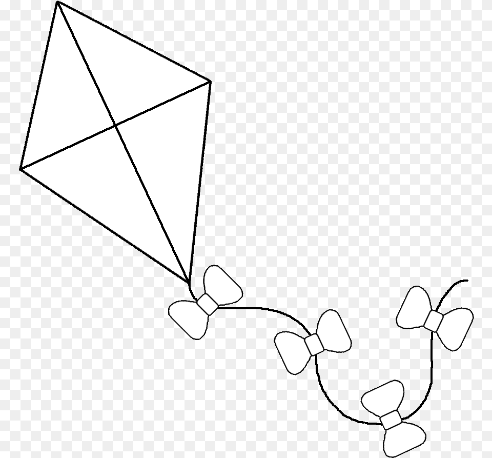 Kite With Black Background, Toy Free Transparent Png