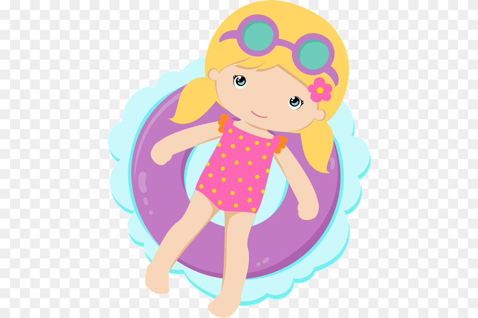 Kits Diversos Clip Art Pool Girl Clipart, Baby, Person, Toy, Face Free Transparent Png