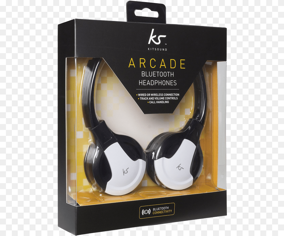 Kitsound Arcade Wireless Bluetooth Headphones With Headphones, Electronics Png