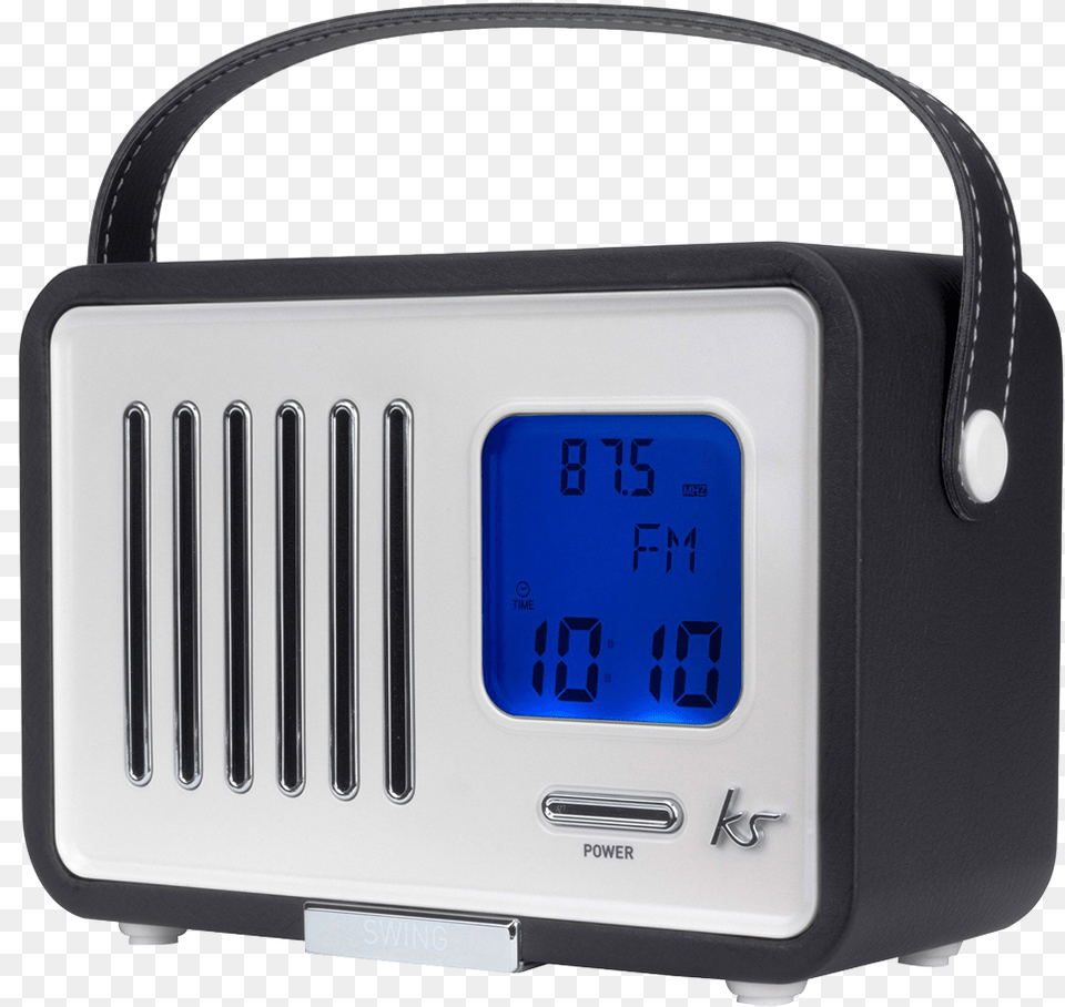Kitsound Swing Mini Portable Fm Radio With Alarm Clock Kitsound, Electronics, Screen, Computer Hardware, Hardware Free Png