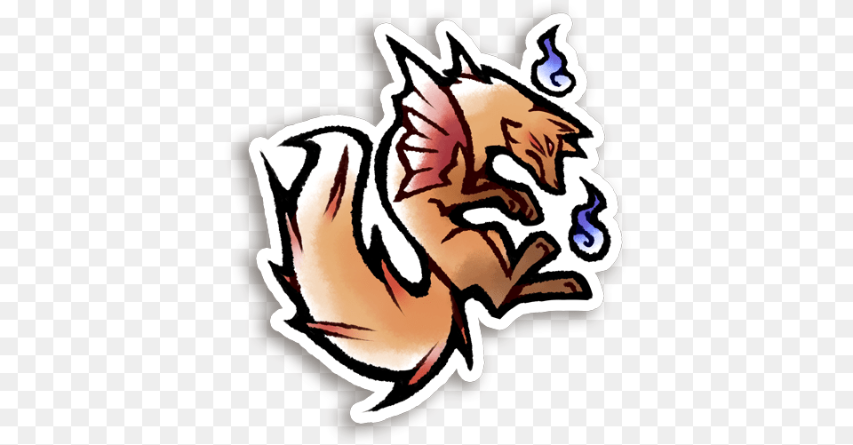 Kitsune Vinyl Sticker Jack Wolfskin, Body Part, Hand, Person, Baby Png Image