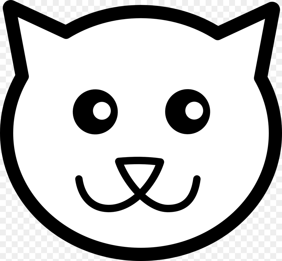 Kitten Clip Art, Stencil Free Transparent Png